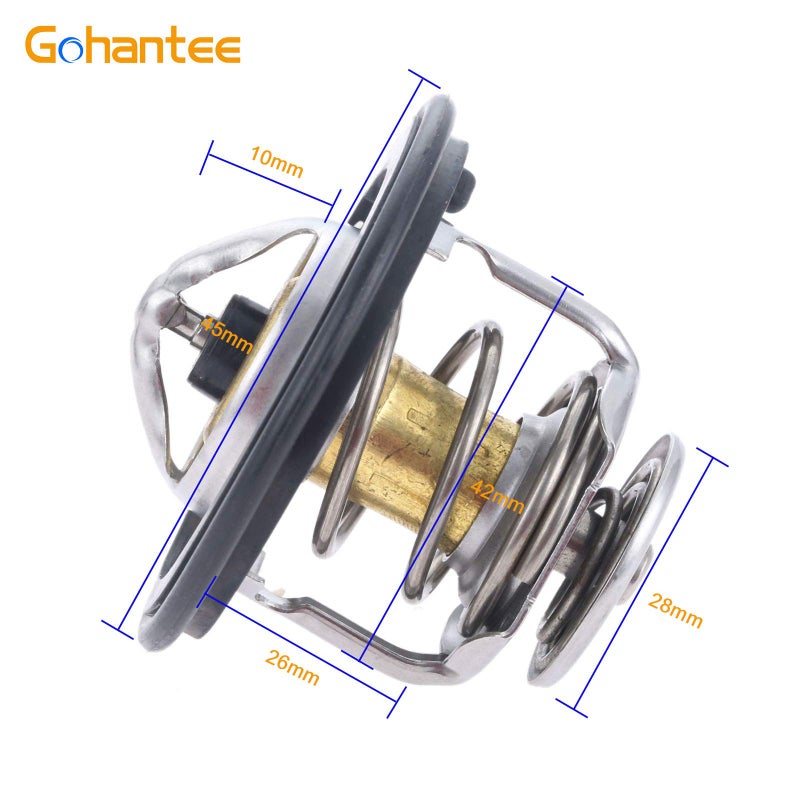 gohantee ترموستات متوافق مع هوندا سيفيك أكورد CRV CRZ CRX سيتي أوديسي برليود HR-V FIT إنسايت أكورا CL EL ILX إنتيغرا ليجند يستبدل 19301PAA306 19301-PLC-315 19301-RNA-315 - Image 5